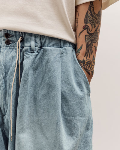 Sillage Circular Pants, Denim Bleached