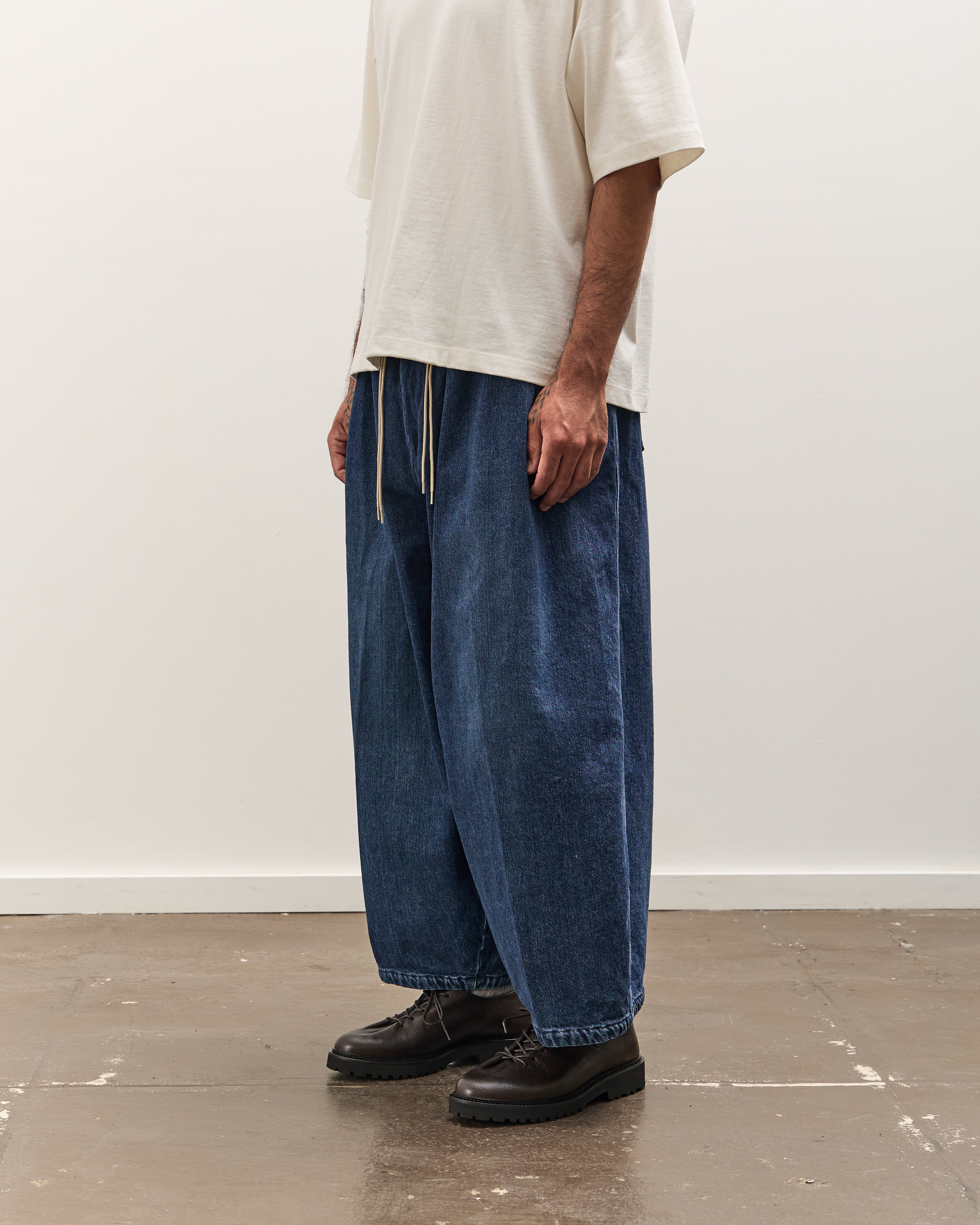 Sillage Circular Pants, Denim Damaged – Glasswing