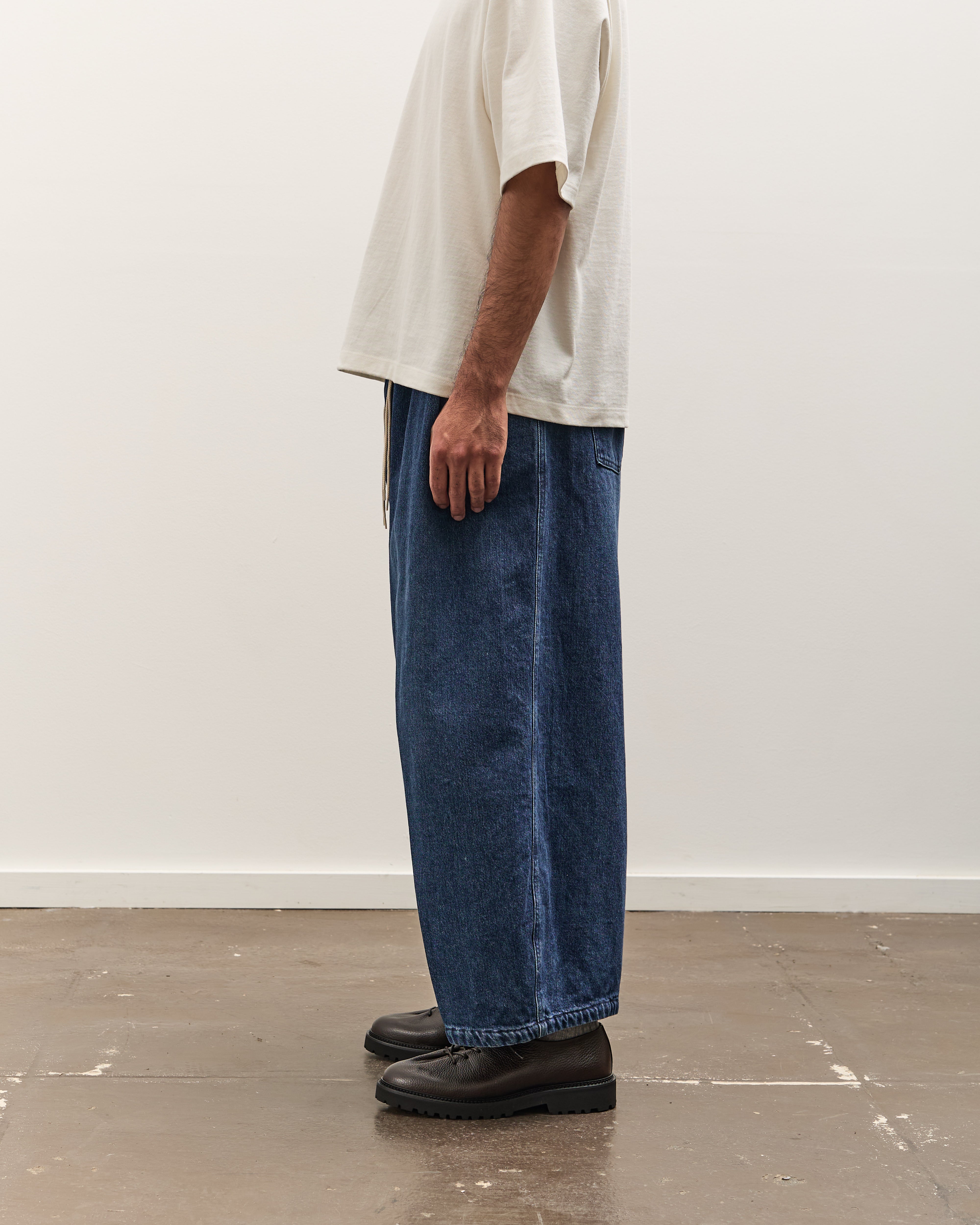 Sillage Circular Pants, Denim Damaged – Glasswing