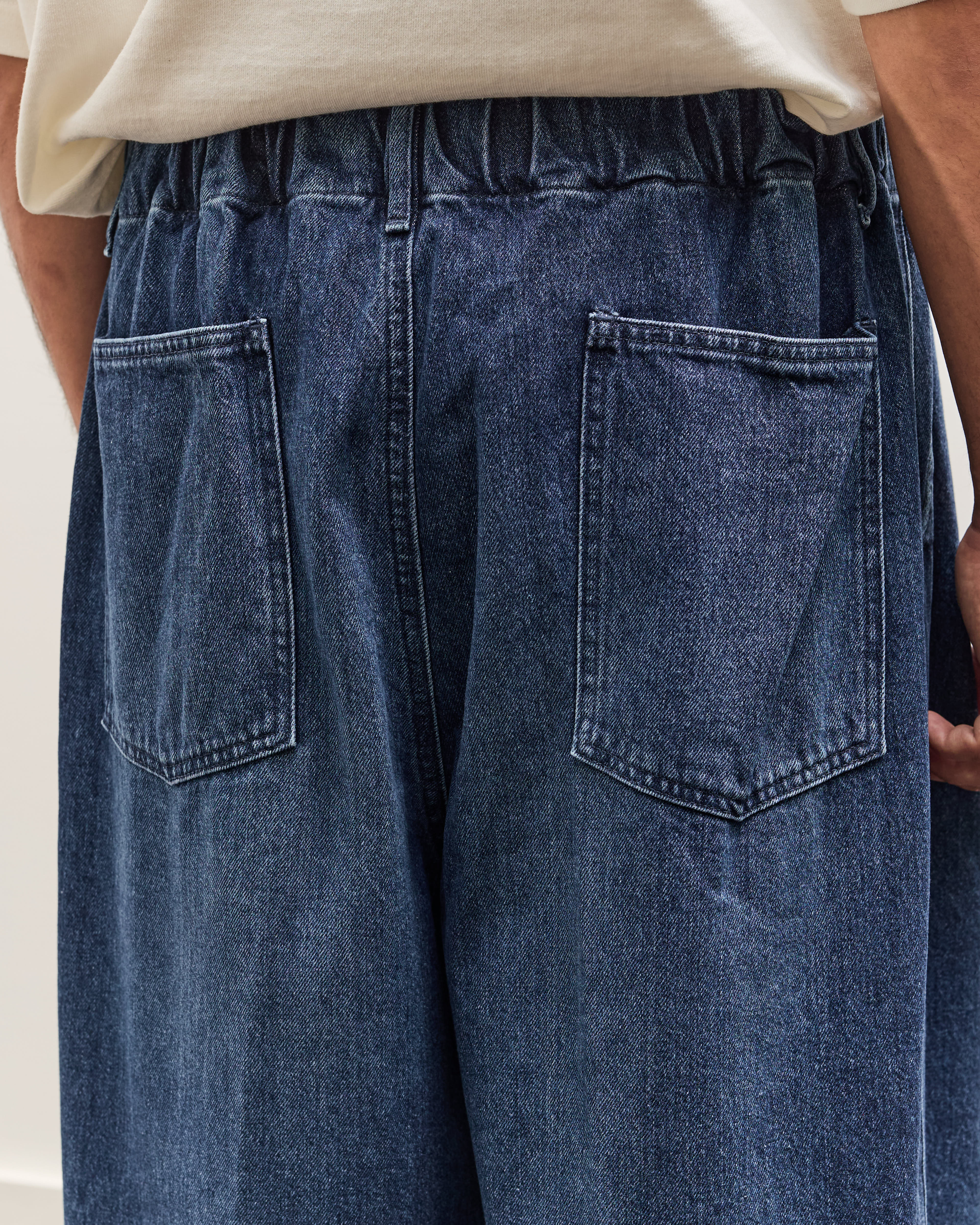 Sillage Circular Pants, Denim Damaged – Glasswing