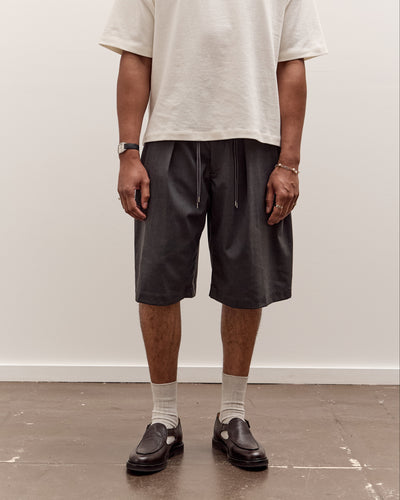 Sillage Circular Short Pants, Anthracite