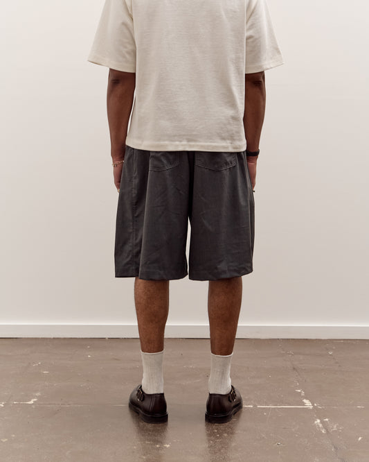 Sillage Circular Short Pants, Anthracite