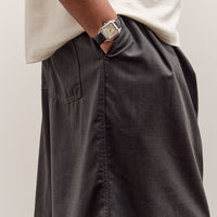 Sillage Circular Short Pants, Anthracite