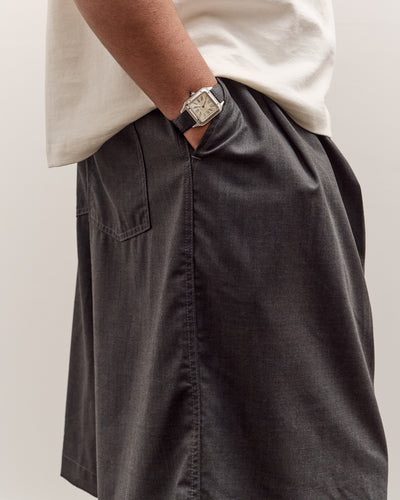 Sillage Circular Short Pants, Anthracite