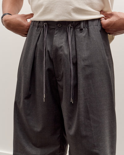 Sillage Circular Short Pants, Anthracite