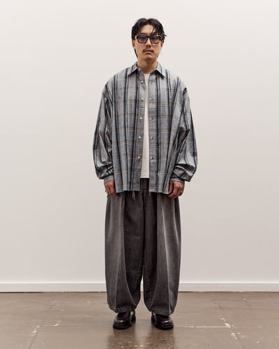 Sillage Circular Pants, Black Denim Bleached