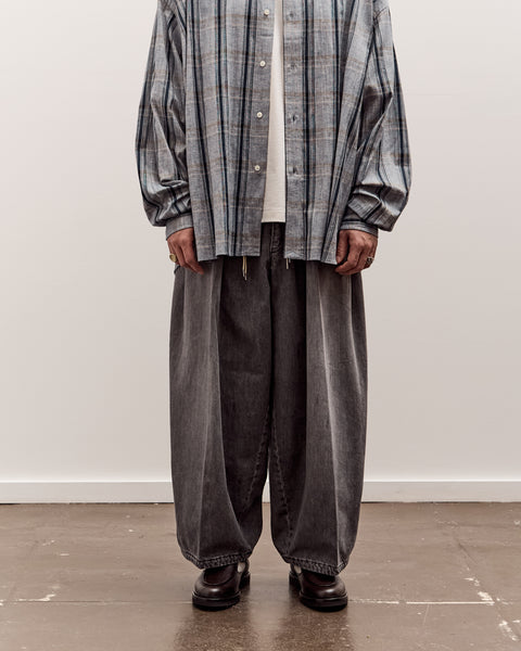 Sillage Circular Pants, Black Denim Bleached – Glasswing