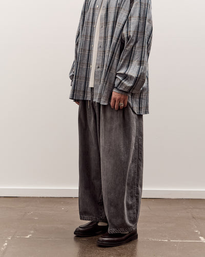 Sillage Circular Pants, Black Denim Bleached