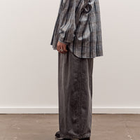 Sillage Circular Pants, Black Denim Bleached