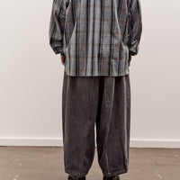 Sillage Circular Pants, Black Denim Bleached