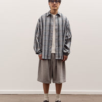 Sillage Loopwheel Circular Shorts, Grey
