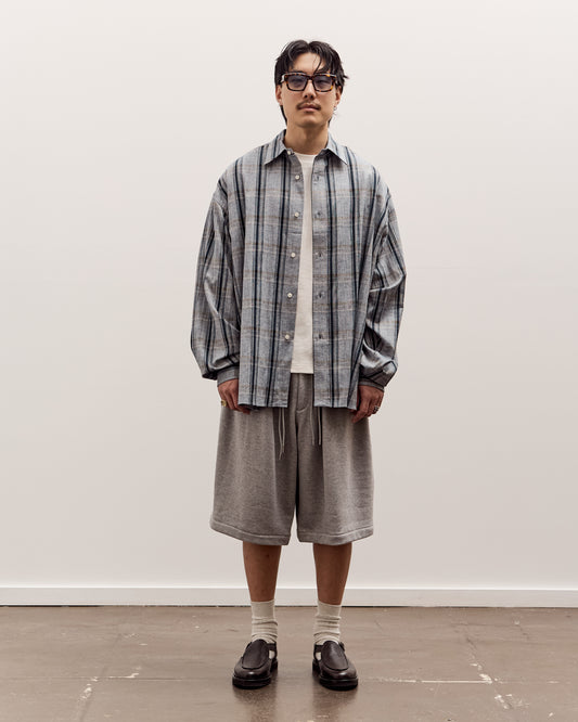 Sillage Loopwheel Circular Shorts, Grey