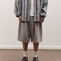 Sillage Loopwheel Circular Shorts, Grey