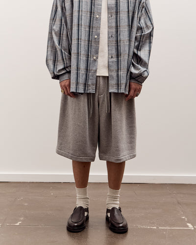 Sillage Loopwheel Circular Shorts, Grey