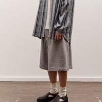 Sillage Loopwheel Circular Shorts, Grey