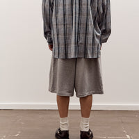 Sillage Loopwheel Circular Shorts, Grey