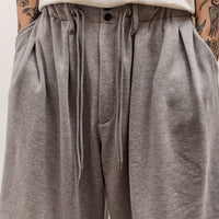 Sillage Loopwheel Circular Shorts, Grey