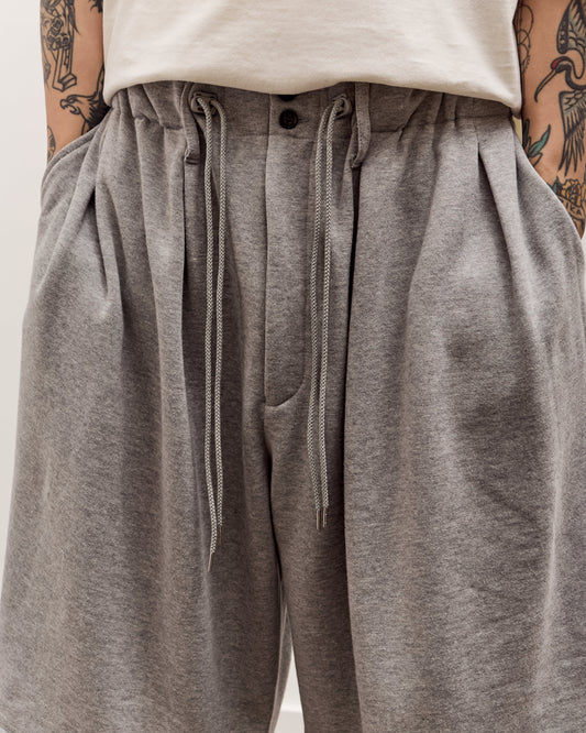 Sillage Loopwheel Circular Shorts, Grey