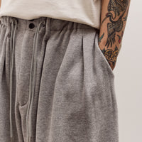 Sillage Loopwheel Circular Shorts, Grey