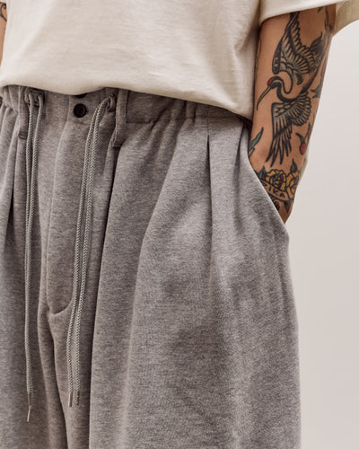 Sillage Loopwheel Circular Shorts, Grey