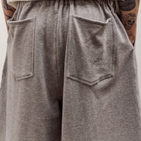 Sillage Loopwheel Circular Shorts, Grey