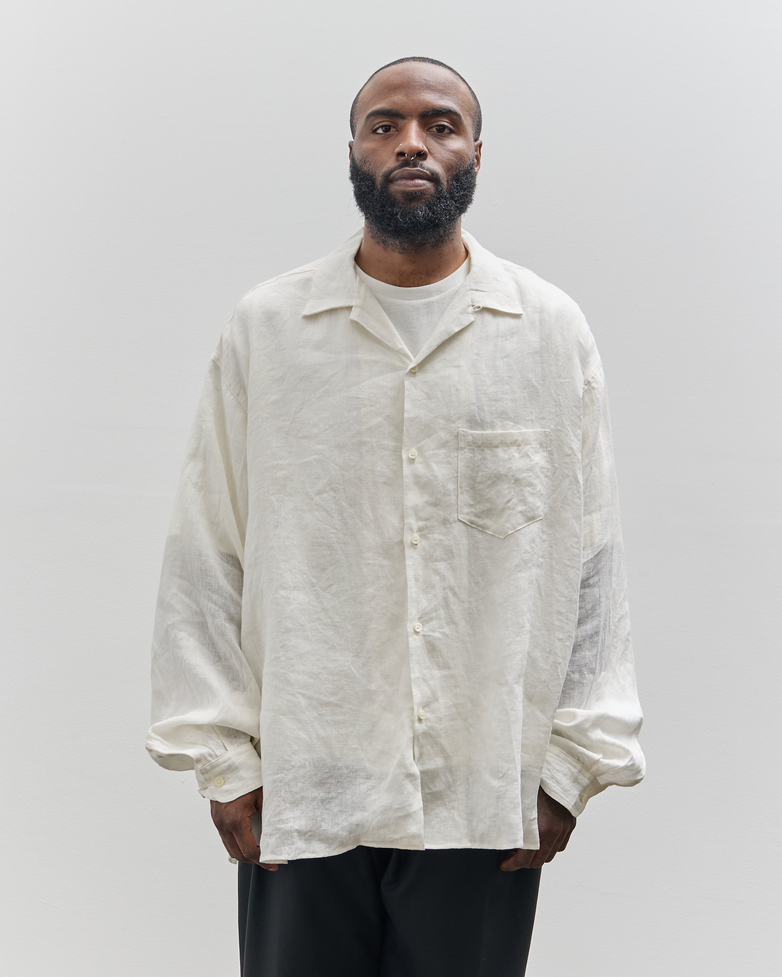 Sillage Overshirt Long, White – Glasswing