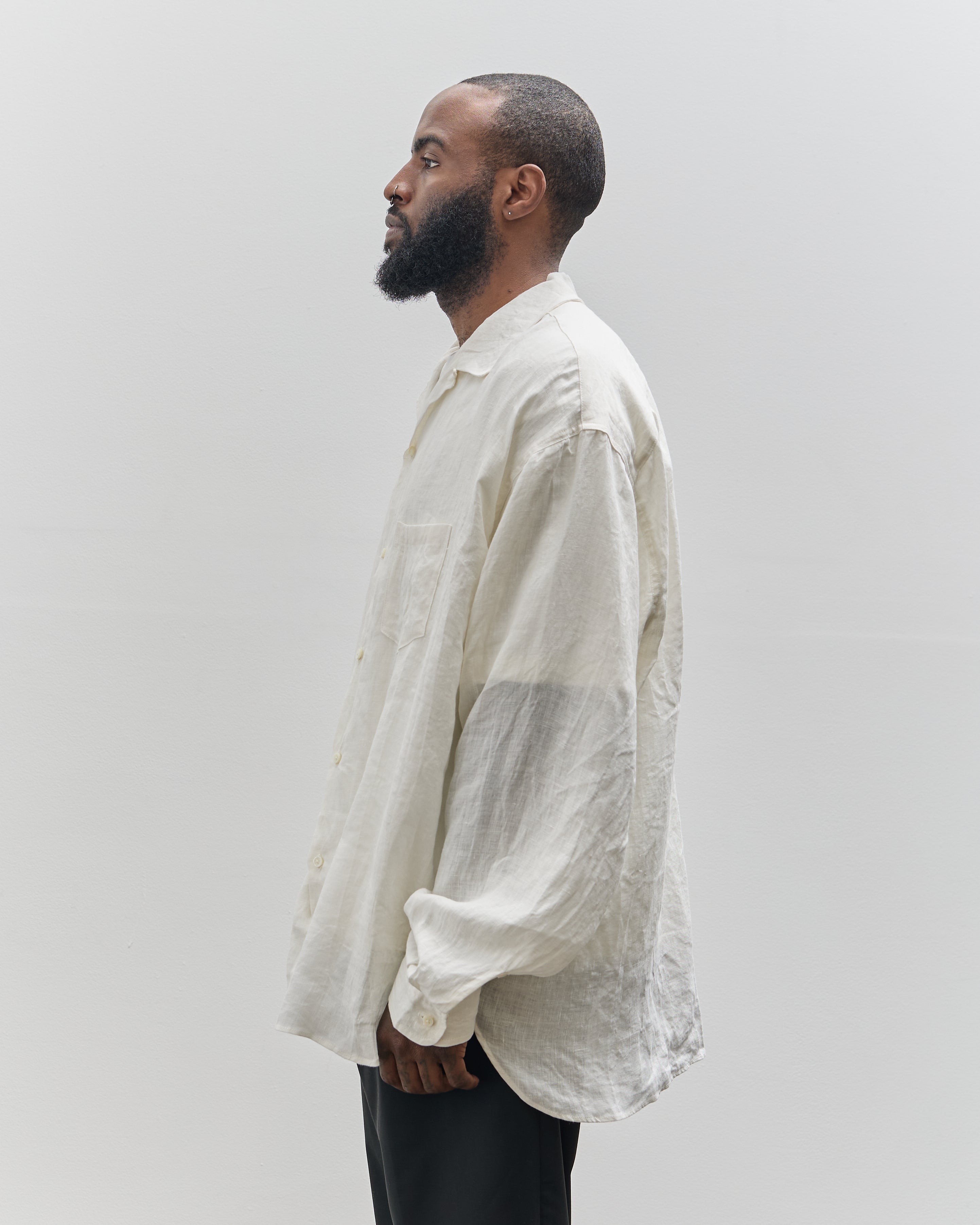 Sillage Overshirt Long, White – Glasswing Sillage Overshirt Long, White – Glasswing
