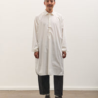 Sillage Popover Shirt Long, White