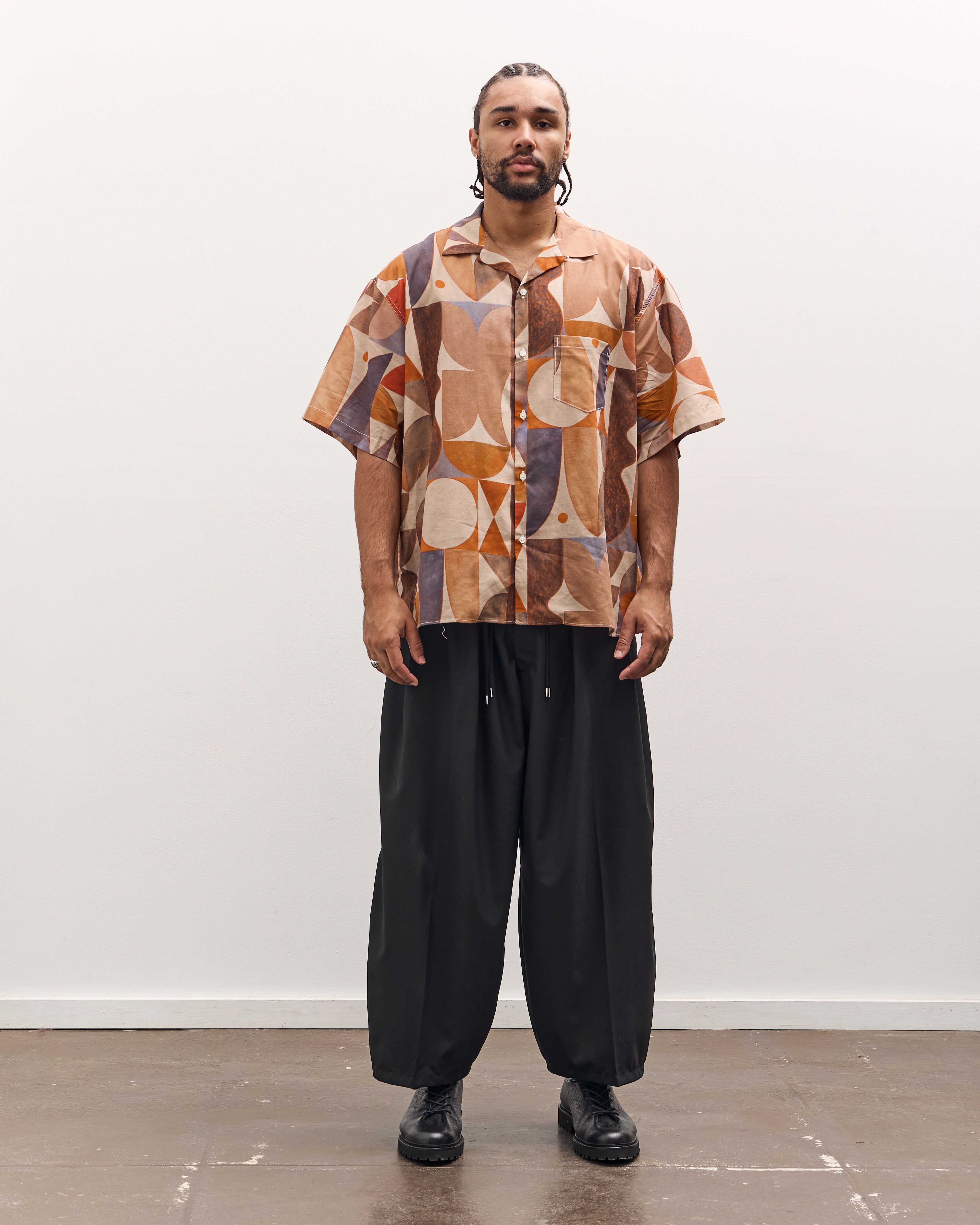 Sillage Re-Engineered Overshirt SS- Aaron Glasson, Multi – Glasswing