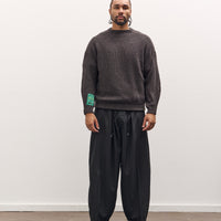 Sillage Ribbed Crew, Anthracite