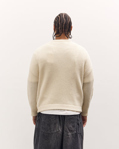 Sillage Ribbed Crew, Natural