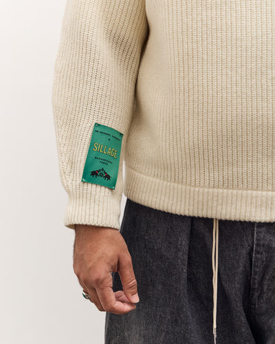 Sillage Ribbed Crew, Natural