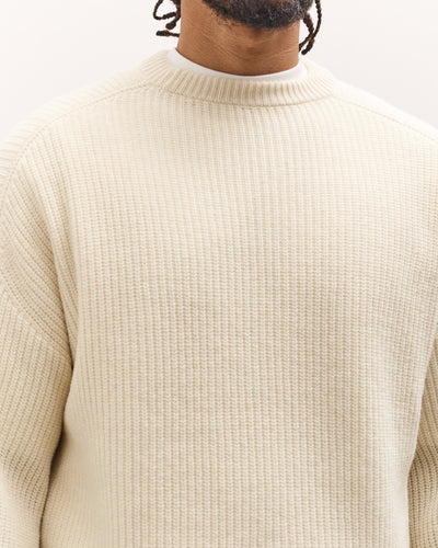 Sillage Ribbed Crew, Natural