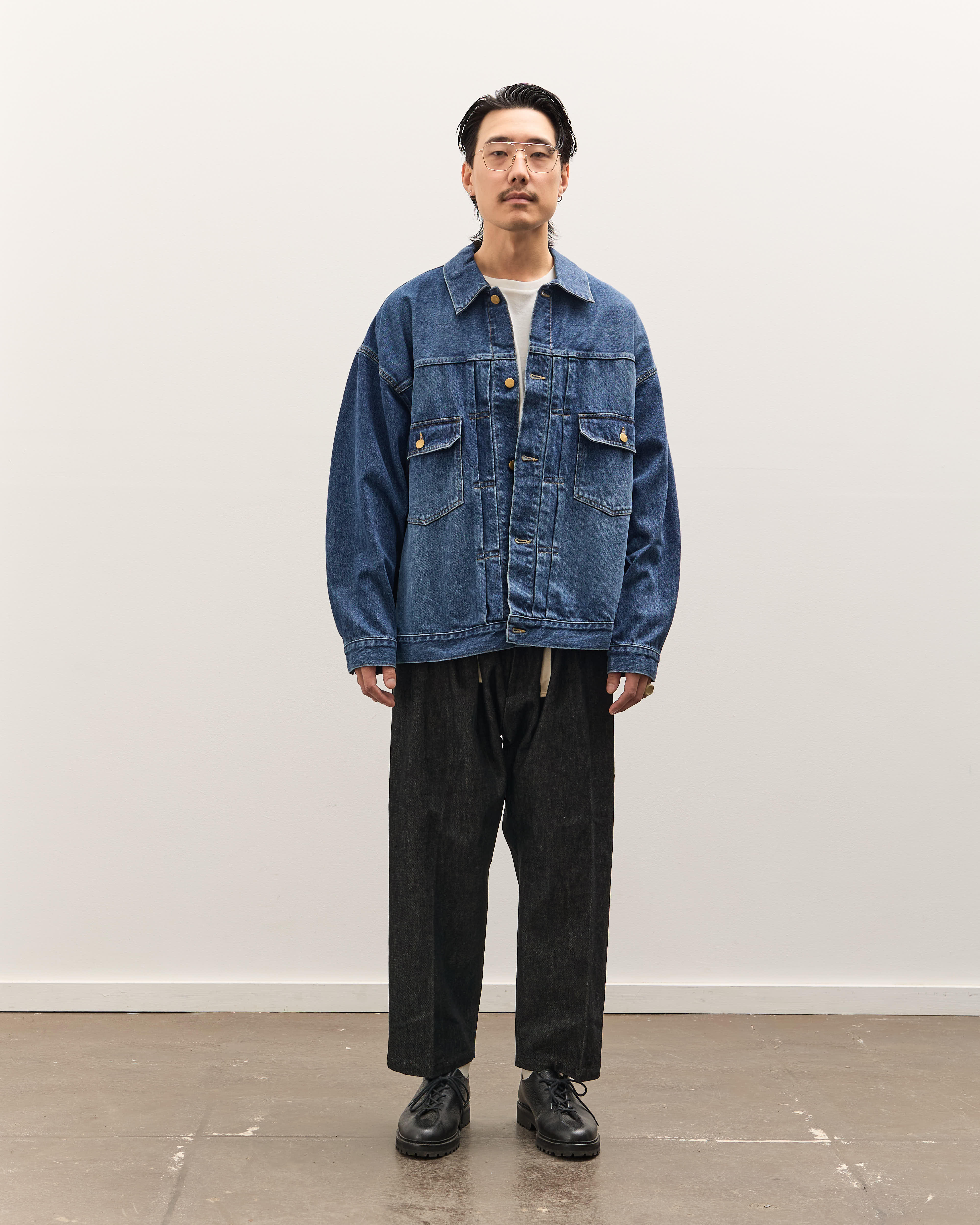 Sillage Trucker Jacket, Denim Damaged – Glasswing