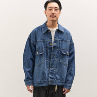 Sillage Trucker Jacket, Denim Damaged