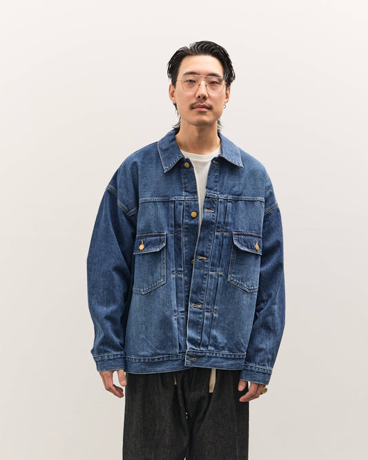 Sillage Trucker Jacket, Denim Damaged