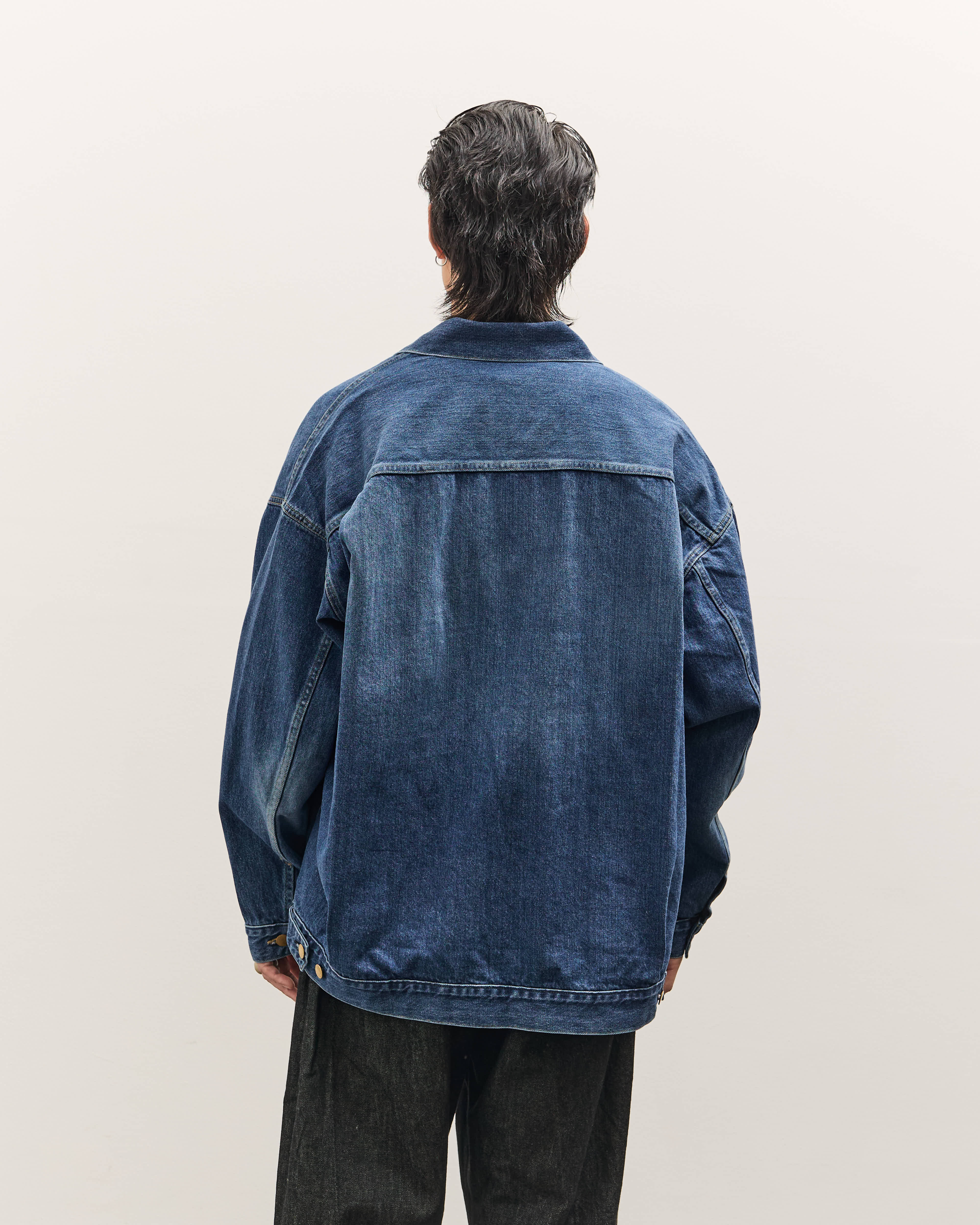 ジャケット・アウター Sillage /trucker jacket denim one wash Sillage / trucker jacket black denim one wash – CASDAY / キャスデイ