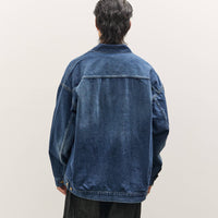 Sillage Trucker Jacket, Denim Damaged