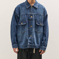 Sillage Trucker Jacket, Denim Damaged