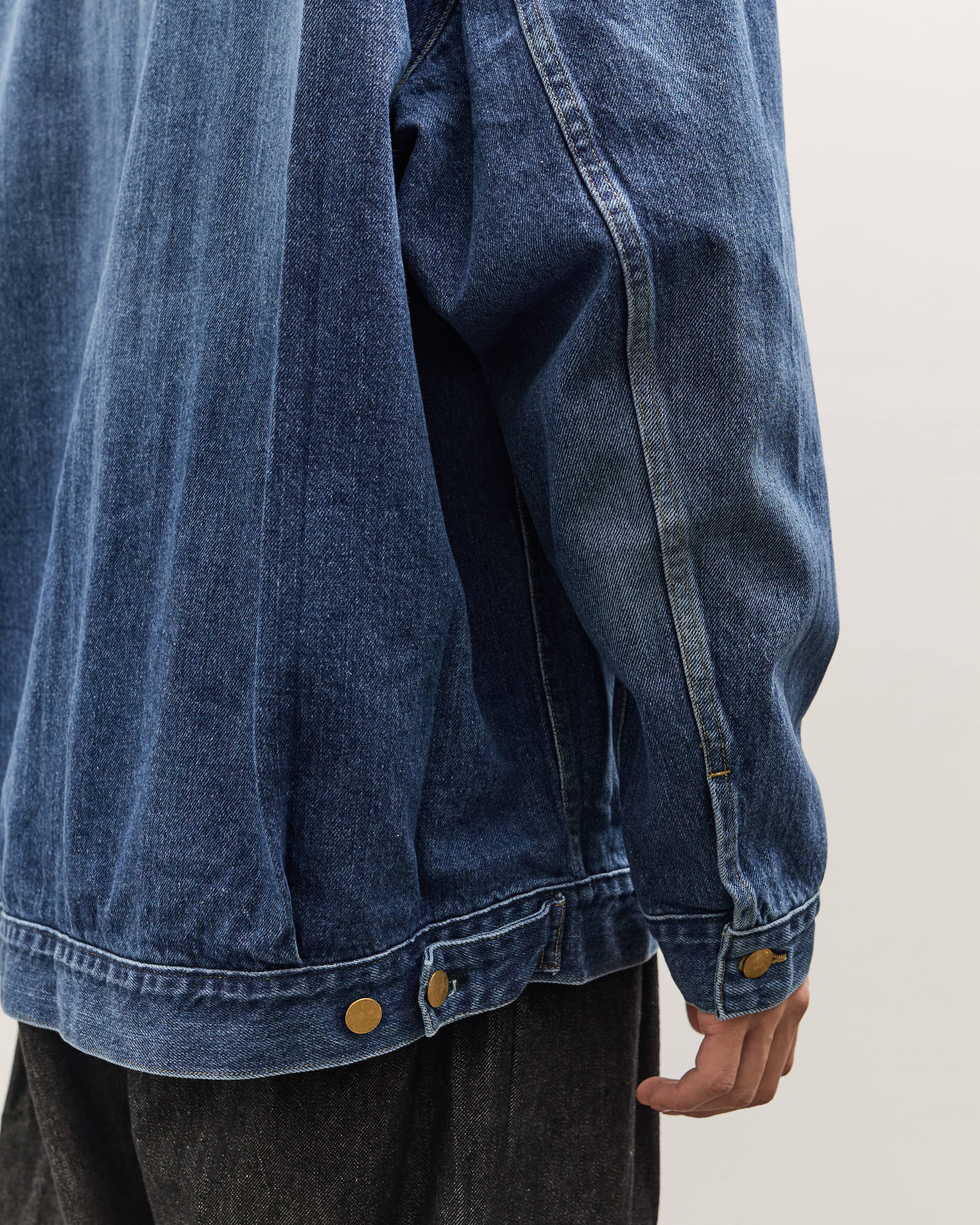 Sillage Trucker Jacket, Denim Damaged – Glasswing