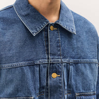 Sillage Trucker Jacket, Denim Damaged