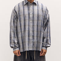 Sillage Wide Shirt Deadstock , Grey Check