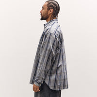 Sillage Wide Shirt Deadstock , Grey Check
