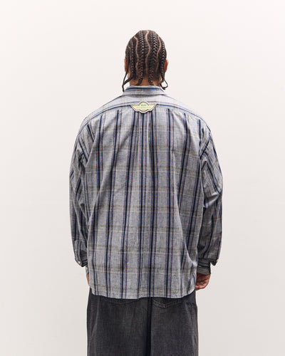 Sillage Wide Shirt Deadstock , Grey Check