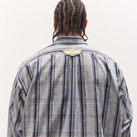 Sillage Wide Shirt Deadstock , Grey Check