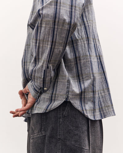 Sillage Wide Shirt Deadstock , Grey Check
