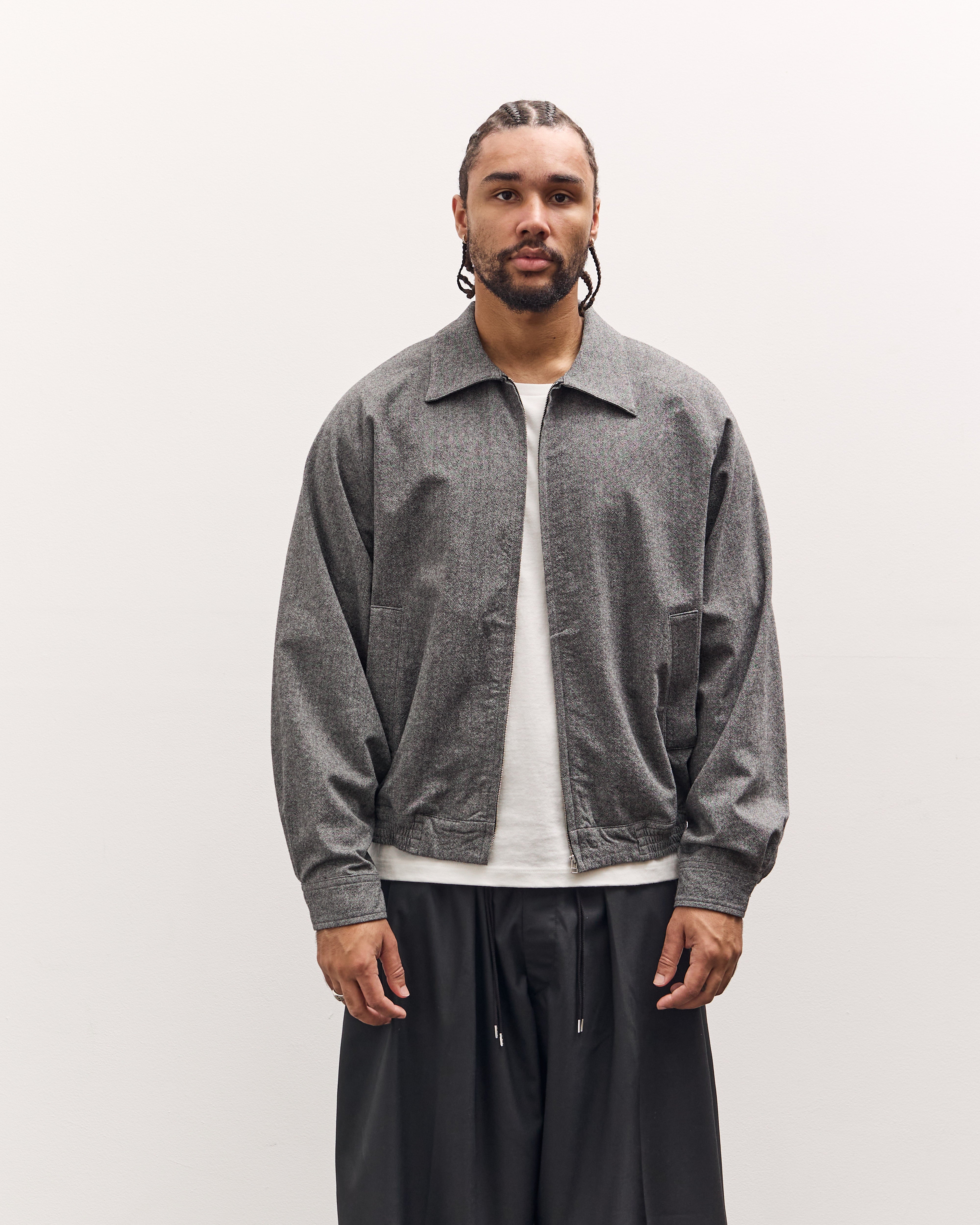 Sillage Zip Up Blouson Deadstock, Moon Grey One – Glasswing