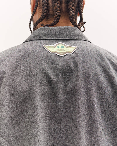 Sillage Zip Up Blouson Deadstock, Moon Grey One