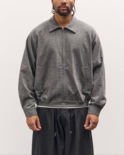 Sillage Zip Up Blouson Deadstock, Moon Grey One