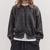Caspa Cardigan Unisex, Charcoal